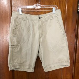 Royal Robbins Men’s Khaki Cargo Shorts Waist 34